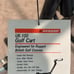 Push golf cart