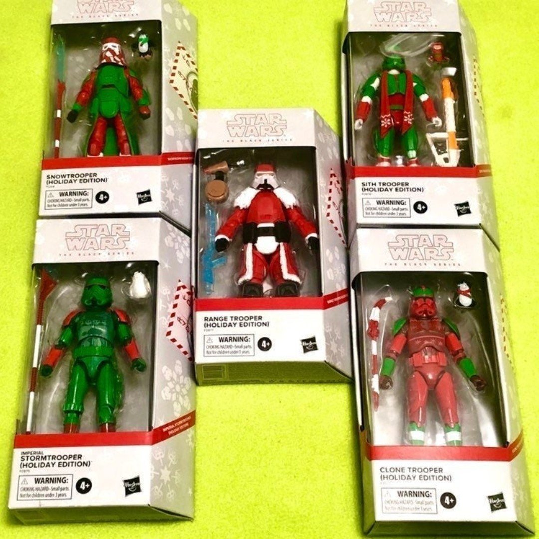 Star Wars Christmas Holiday Action Figures Stormtrooper Snowtrooper Clone Sith