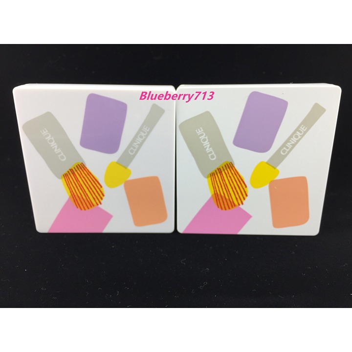 2 pc:Clinique All About Shadow:Jammin/Neutral Territory/ New Clover /fig Blusher