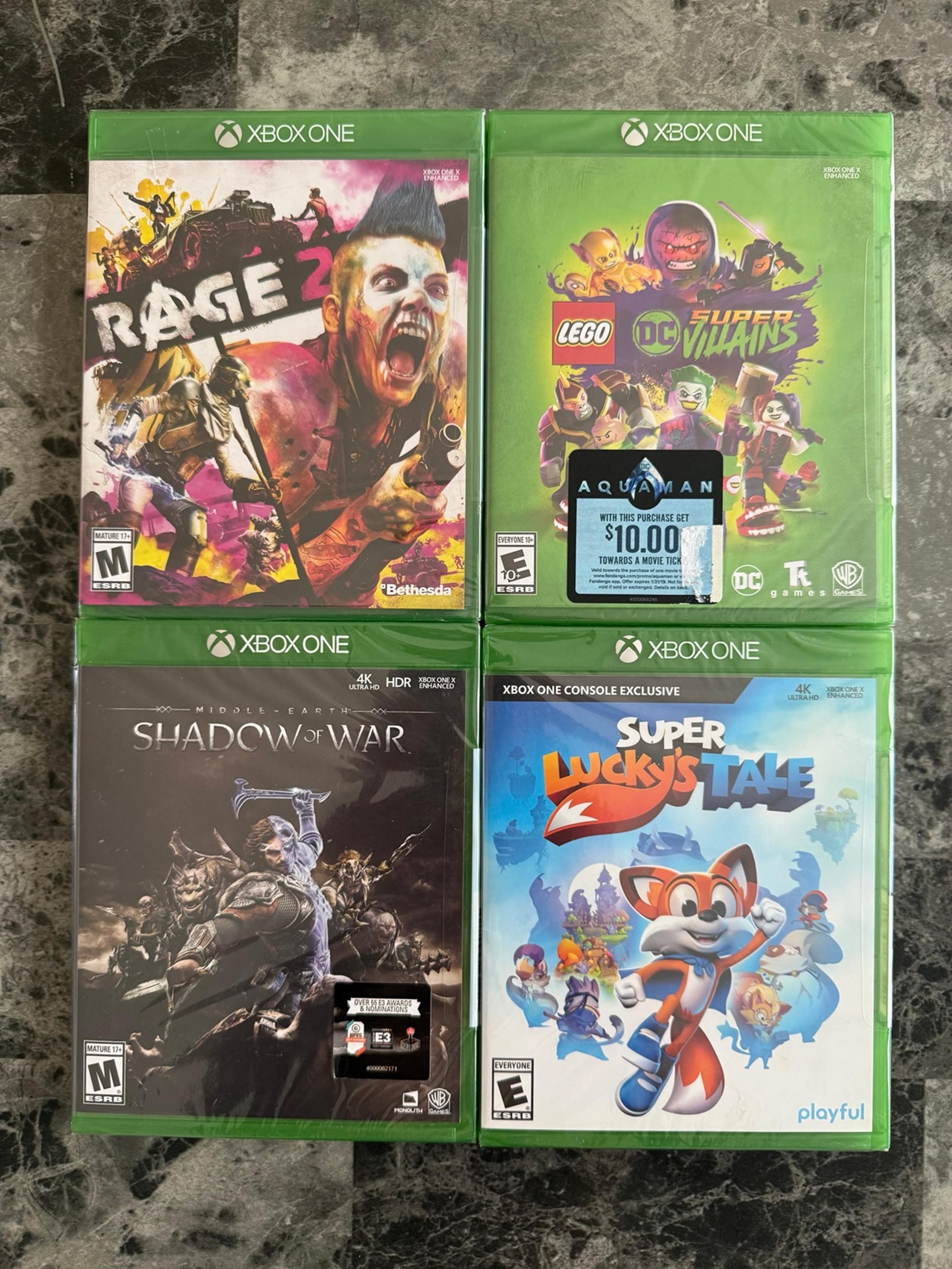 Xbox One Microsoft LOT OF 4 Games Brand New Factory Sealed