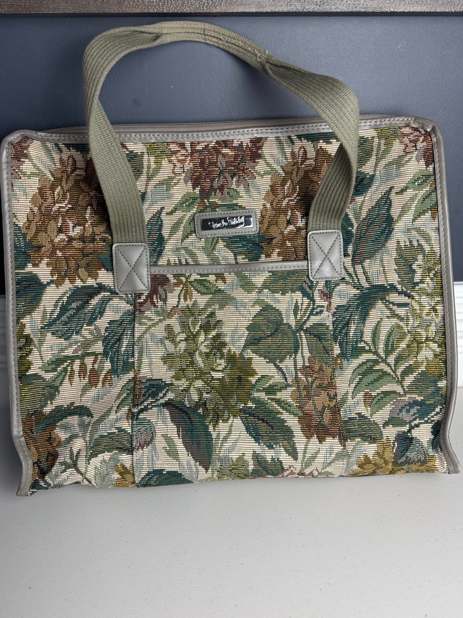 Diane Von Furstenberg Floral Canvas Travel Bag