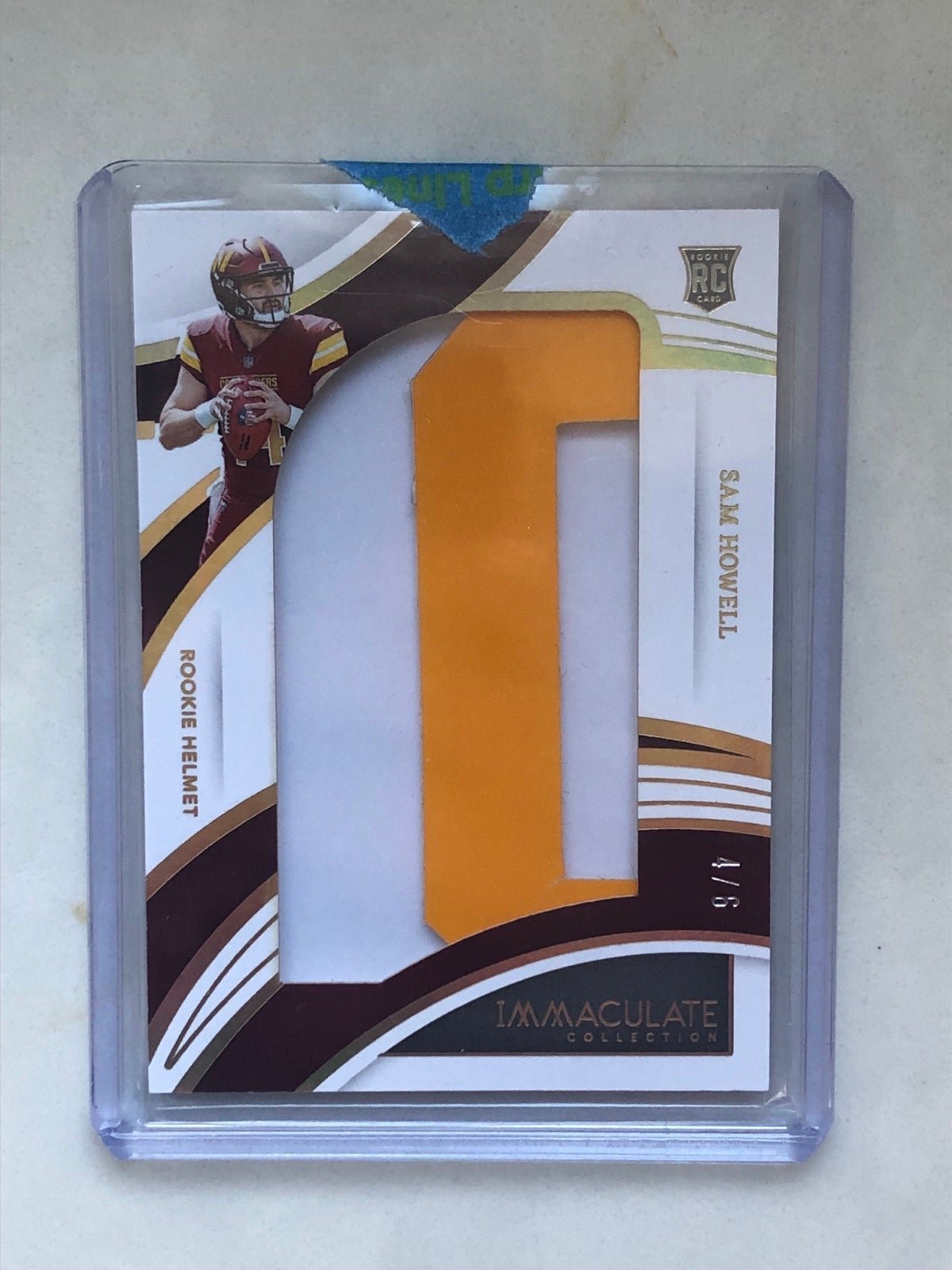 SAM HOWELL ROOKIE HELMET PATCH