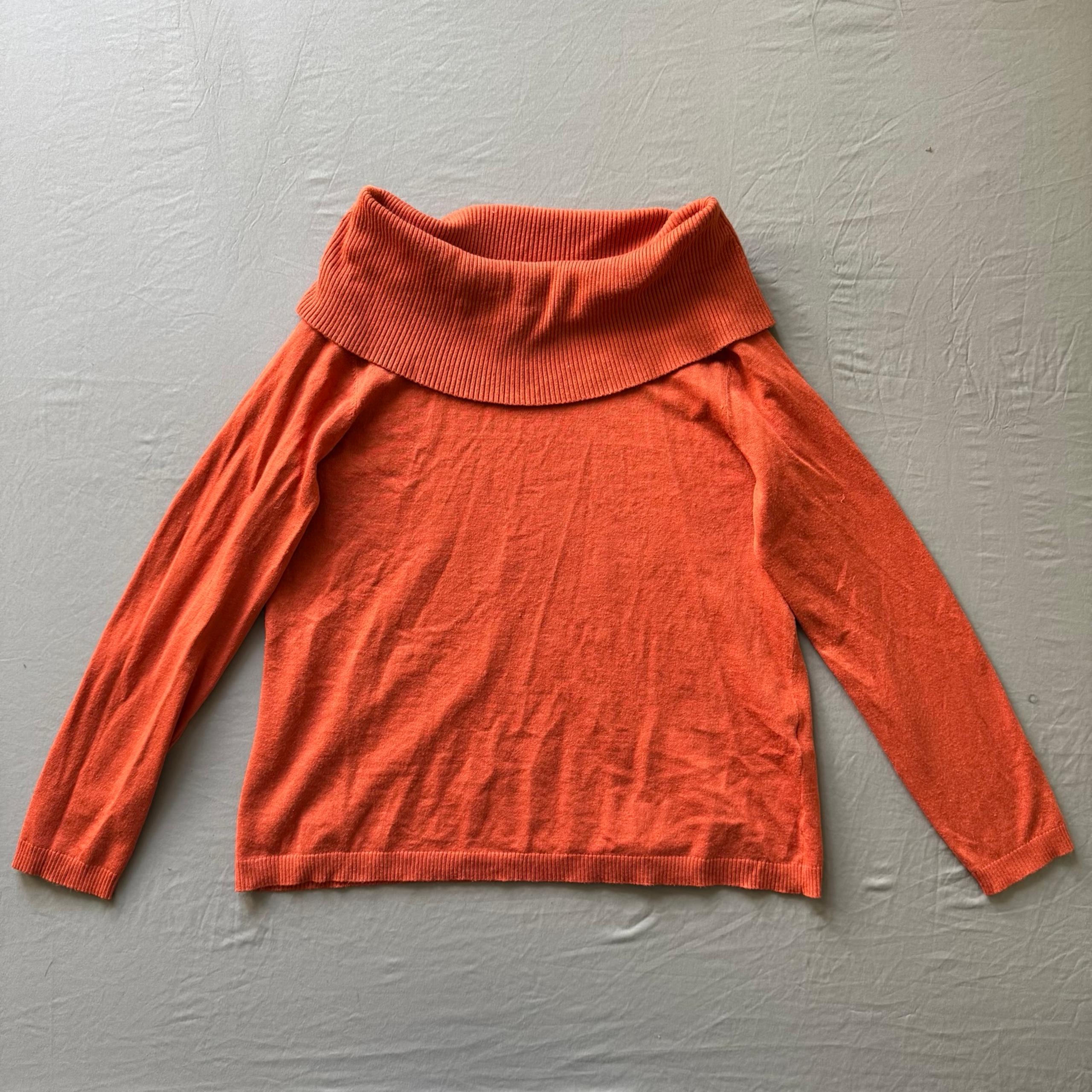 Chicos Cowl Neck Knit Sweater