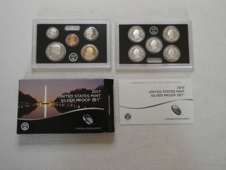2017 U.S Mint Silver Proof Set with COA