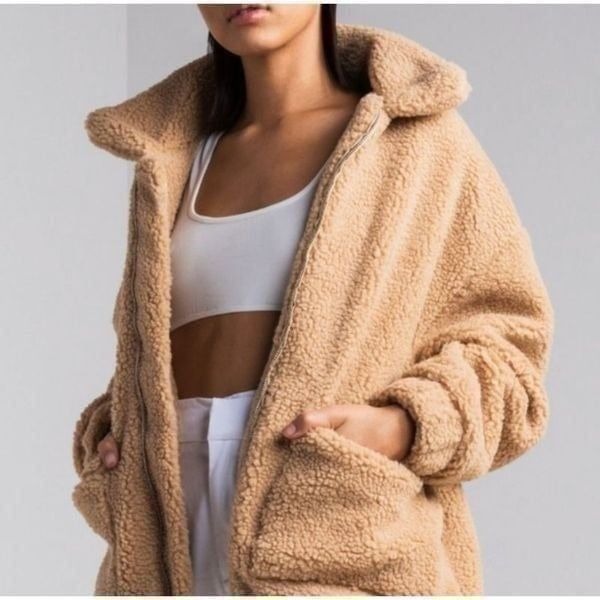I.AM.GIA Oversized Teddy Sherpa Jacket Size S