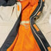 COACH! Color block medium weight parka coat. Khaki, orange and gray size XXL