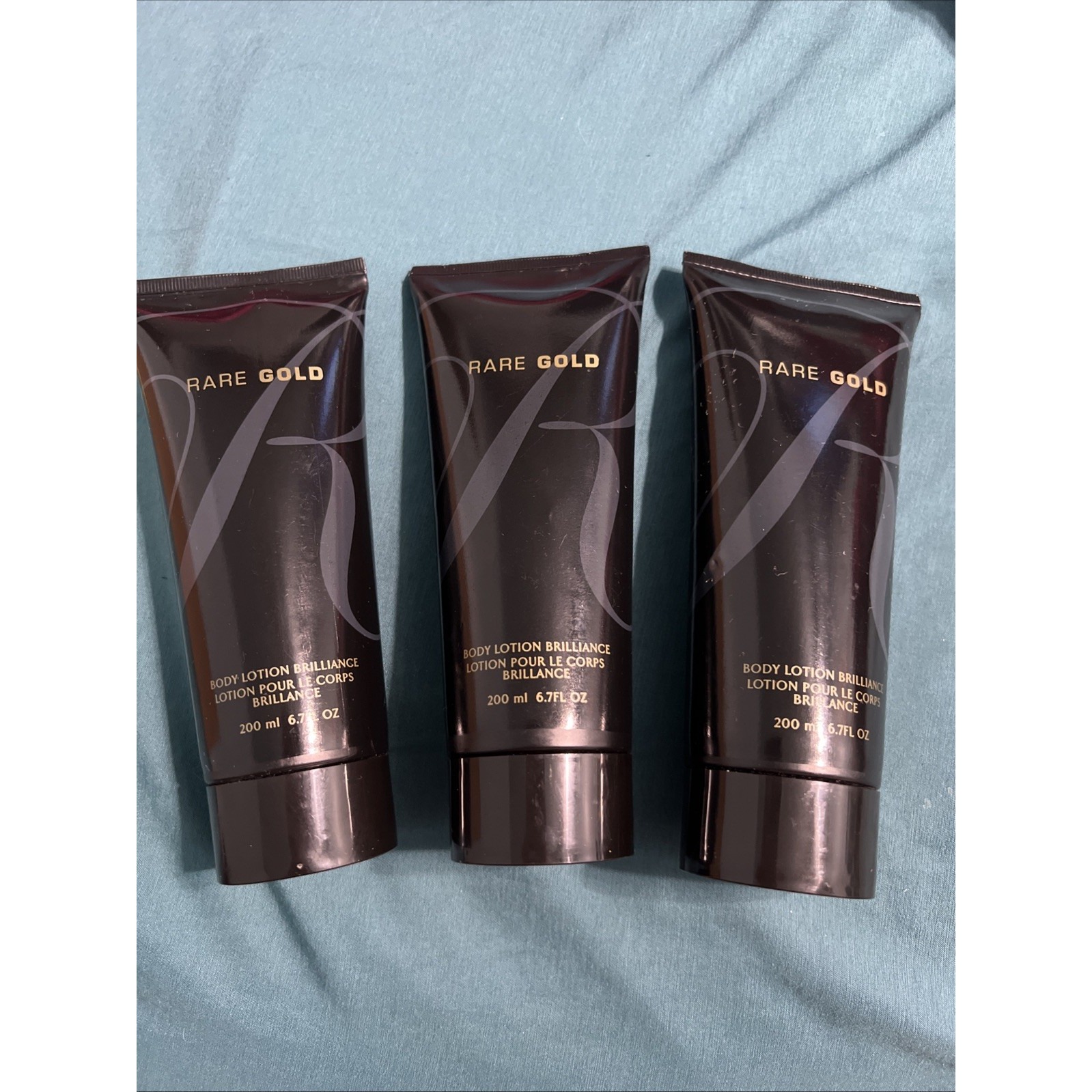 Avon Rare Gold Perfumed Body Lotion Lot Of 3 RARE 6.7 oz Discontinued New