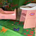 Little Tikes highchair @ cradle dollhous