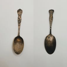 Vintage souvenir sterling spoon