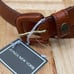Vintage JONES New York Brown Natural Full Grain Bridle Leather Women’s Belt M