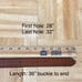 Vintage JONES New York Brown Natural Full Grain Bridle Leather Women’s Belt M