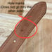 Vintage JONES New York Brown Natural Full Grain Bridle Leather Women’s Belt M