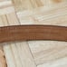 Vintage JONES New York Brown Natural Full Grain Bridle Leather Women’s Belt M