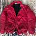 ICE CREAM Red Snakeskin Puffer Jacket