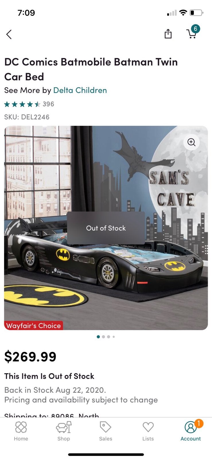 Batman bed 1 year old the wing part us b