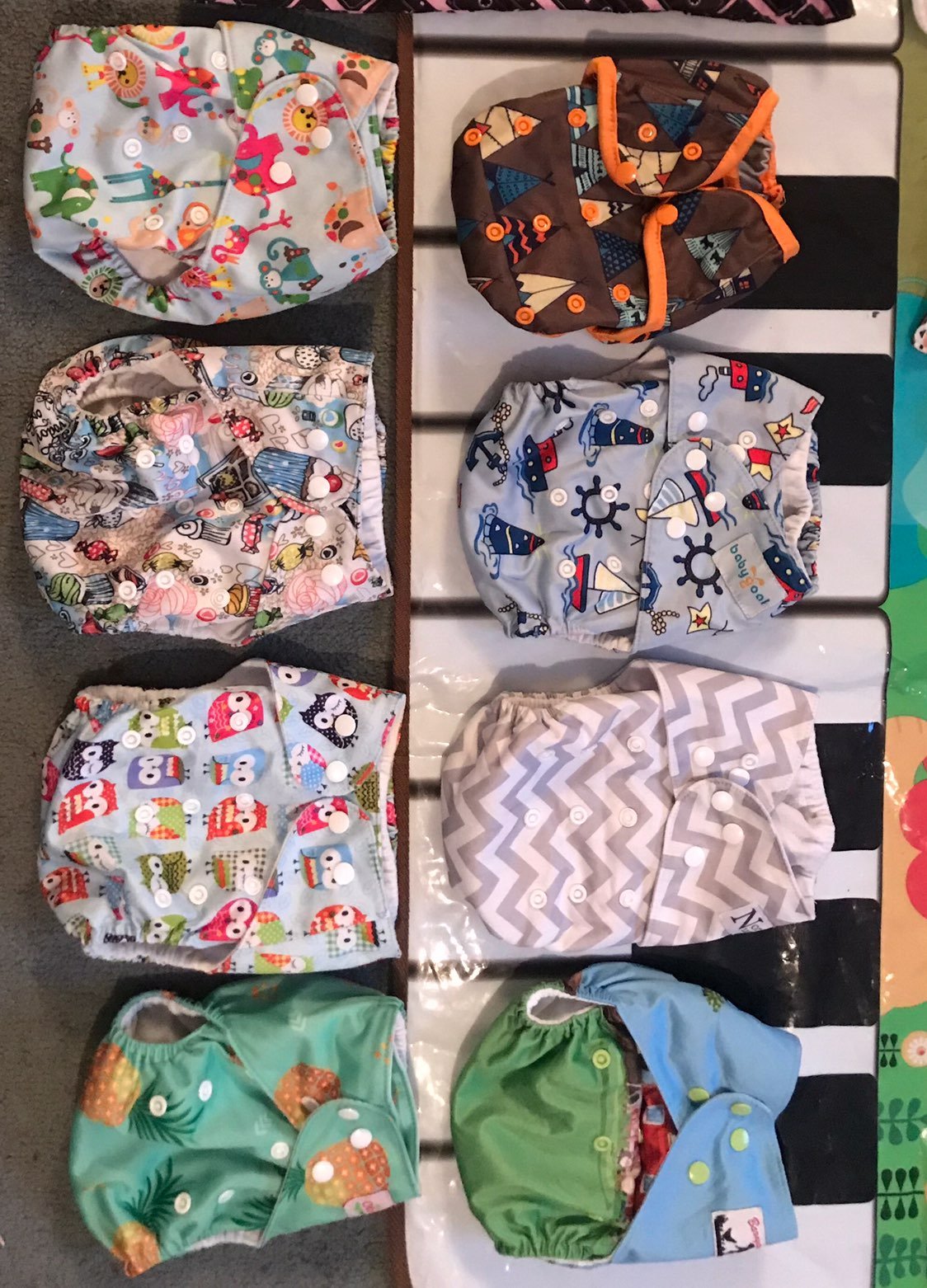 cloth diaper used