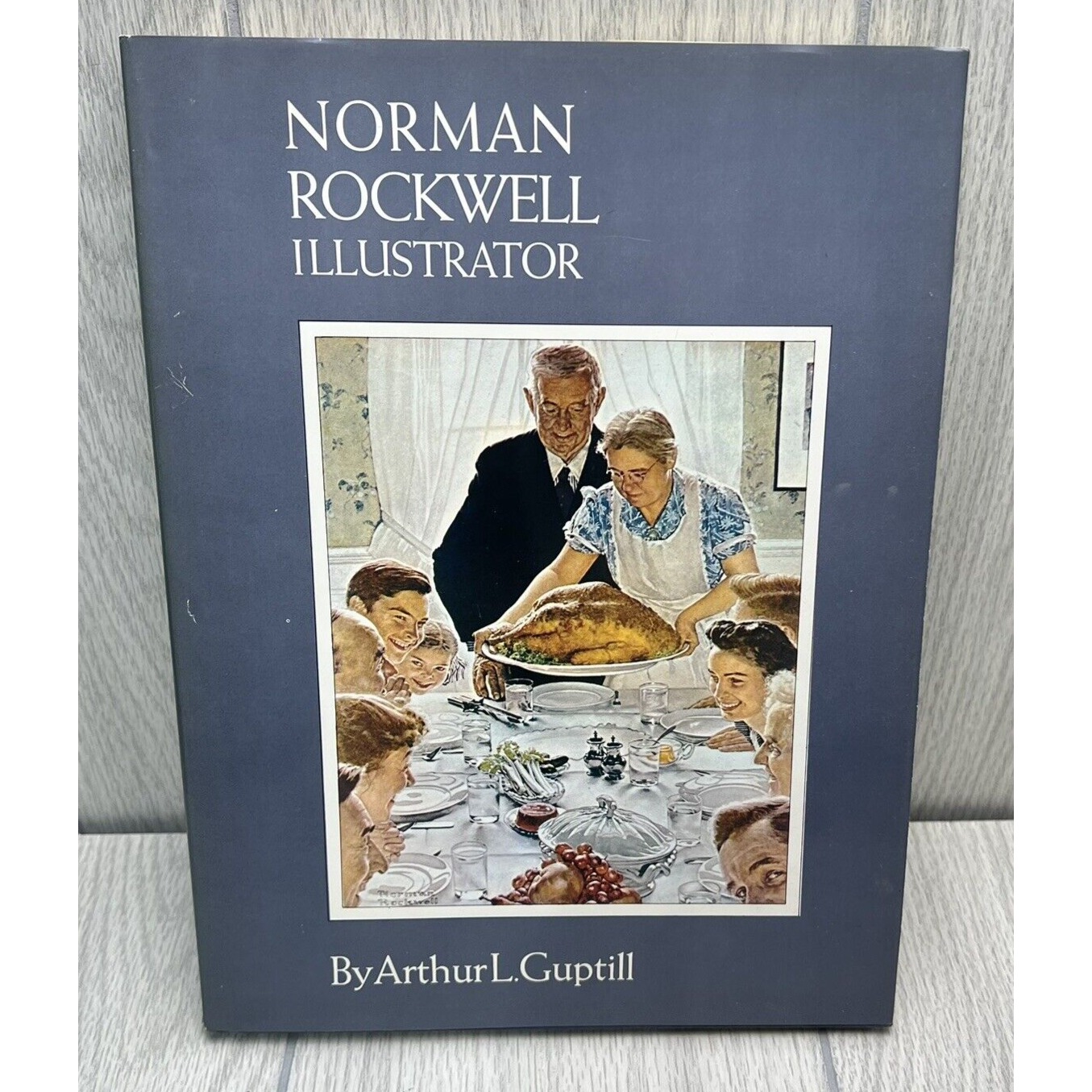 1975 Vintage Art Book Norman Rockwell Illustrator Illustrated