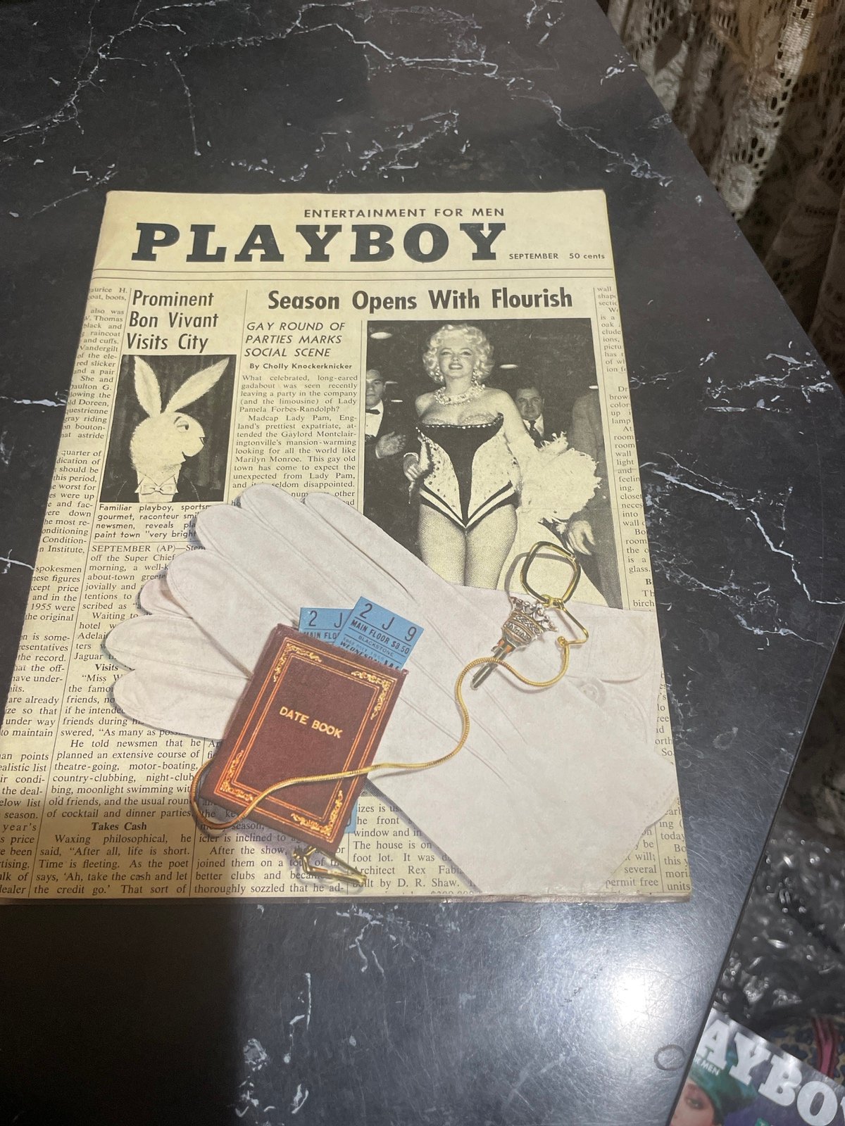 September 1955, playboy