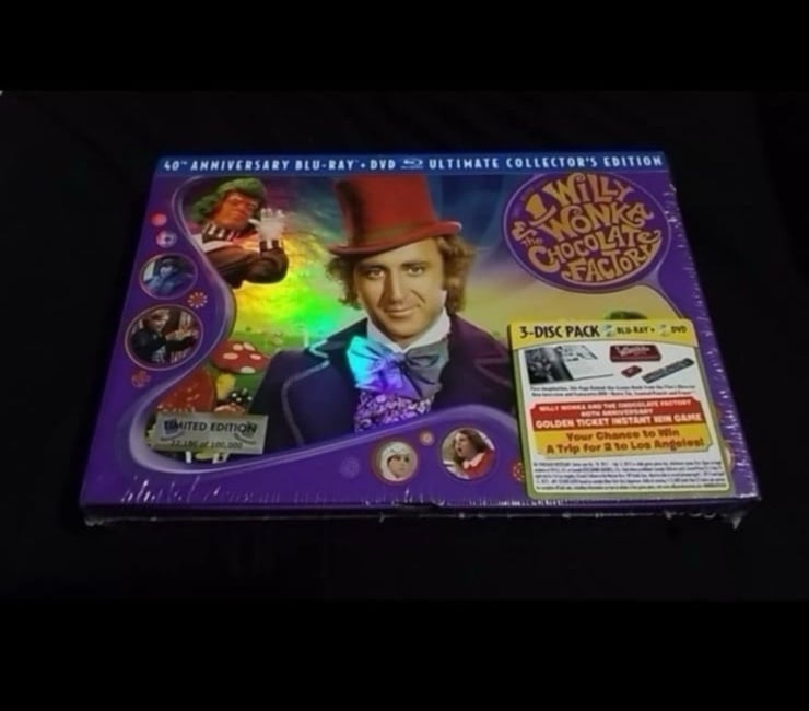 Willy Wonka & the Chocolate Factory 40th Anniversary Bluray Set