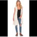FREE PEOPLE IVORY FUZZY VEST SMALL