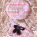 Super popular! Immediate purchase available! Red x Pink! Plush clothing 10cm 12cm poncho beret
