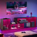 2 PCS Media Console Cabinet for 45 - 70 inch TVs