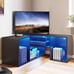 2 PCS Media Console Cabinet for 45 - 70 inch TVs
