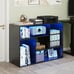 2 PCS Media Console Cabinet for 45 - 70 inch TVs