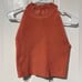 Aritzia Babaton Sculpt Knit mockneck Halter top size medium