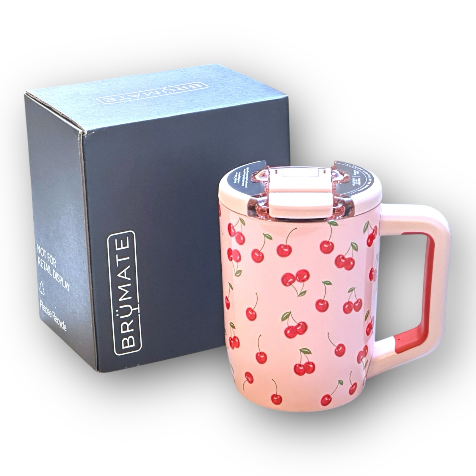 New Limited Edition BRUMATE Müv 15oz Cherry Coquette stainless steel Tumbler Mug