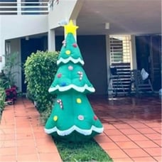 7 FT Tall Christmas Inflatables Tree Decorations Outdoor, Blow up Christmas Tree