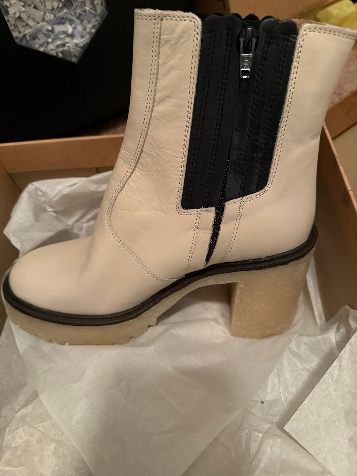 Free People Leather James Chelsea Boot - Size 36