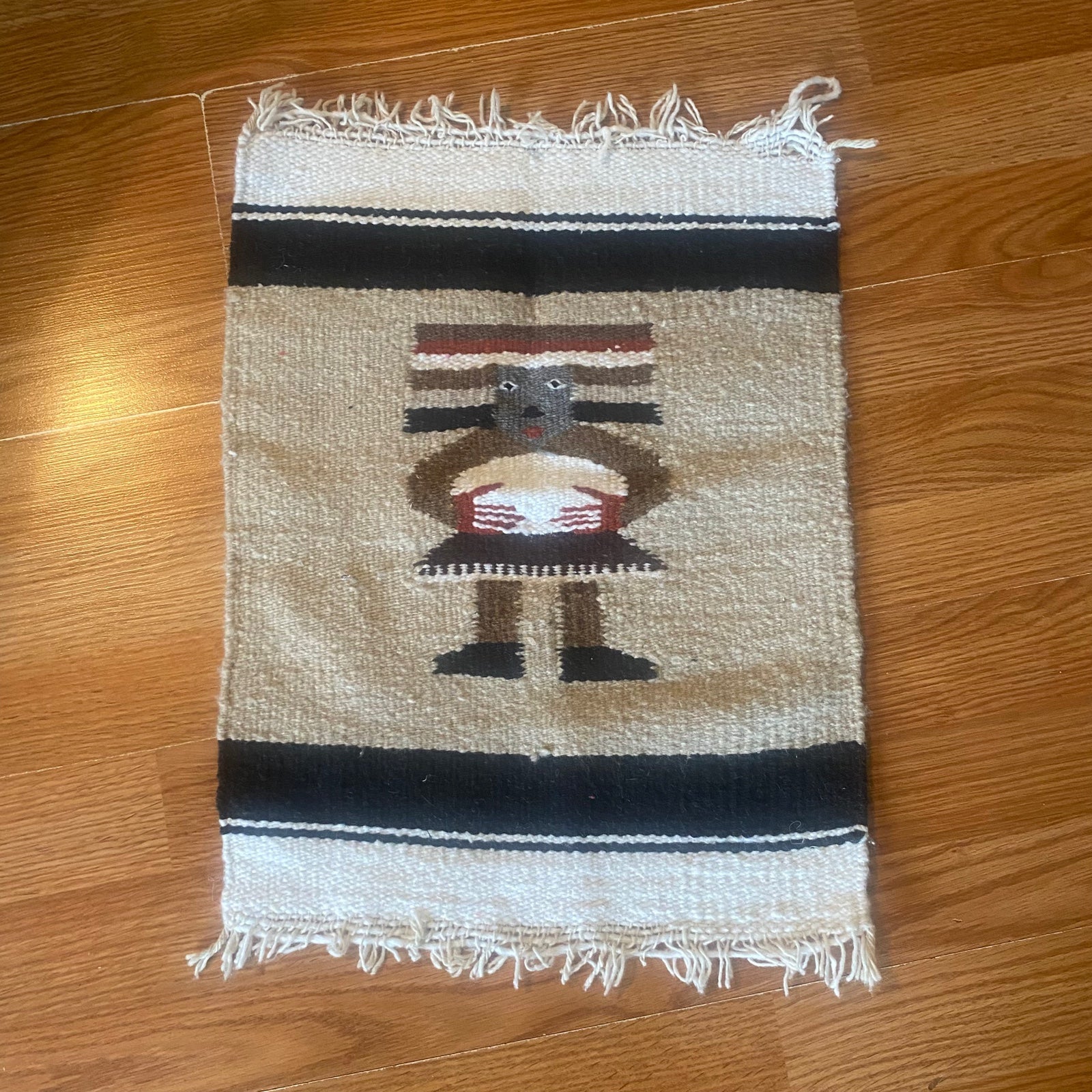 Woven tribal wall design