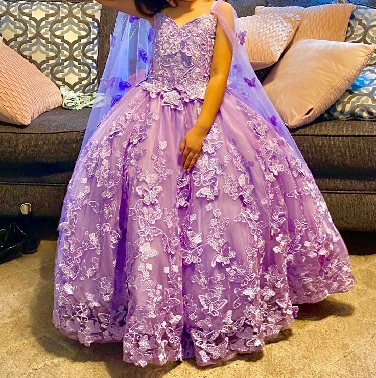 Purple princess dress