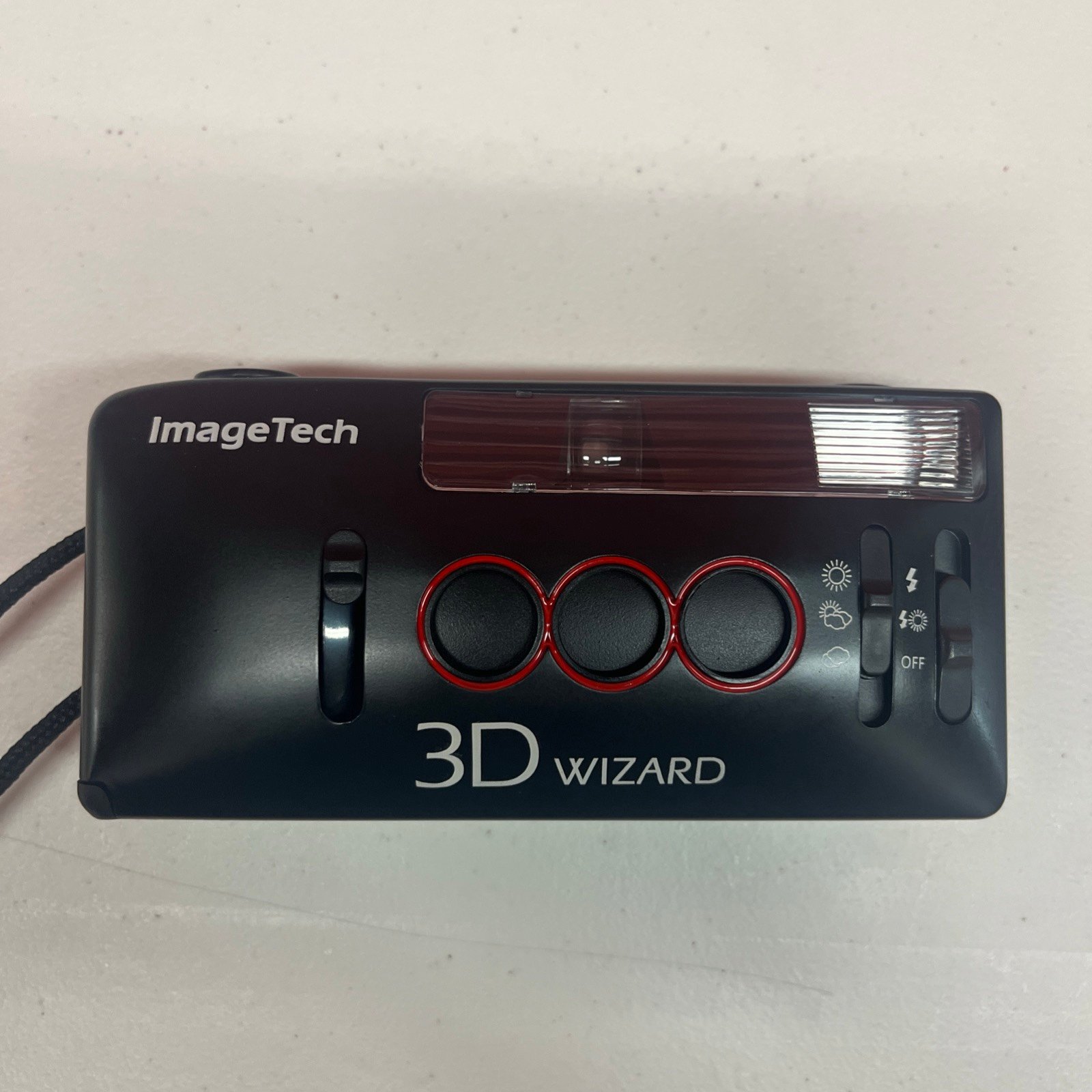 ImageTech 3D Wizard 35mm Film Point & Shoot Camera Triple-Lens