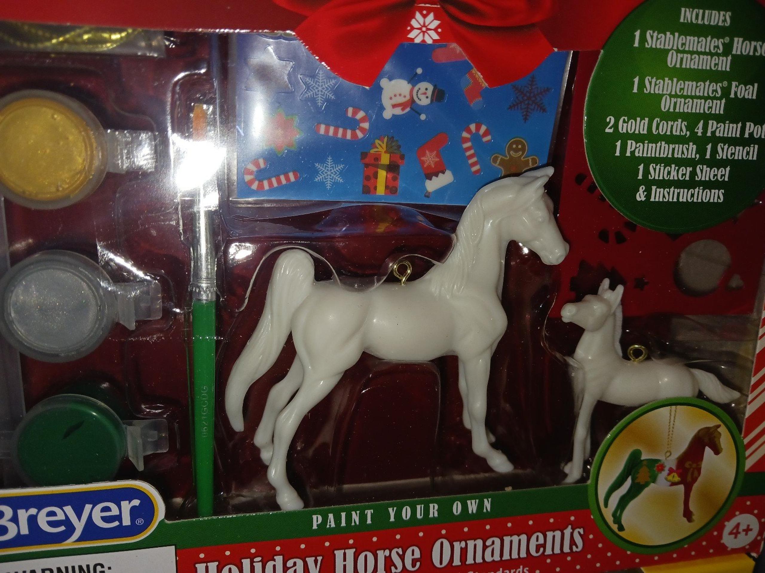 Breyer horse Christmas Paint Set new