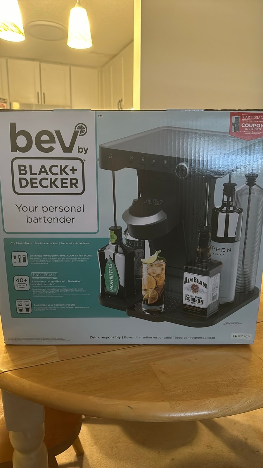 Brand new, never opened Bev by Black + Decker self bartending machine