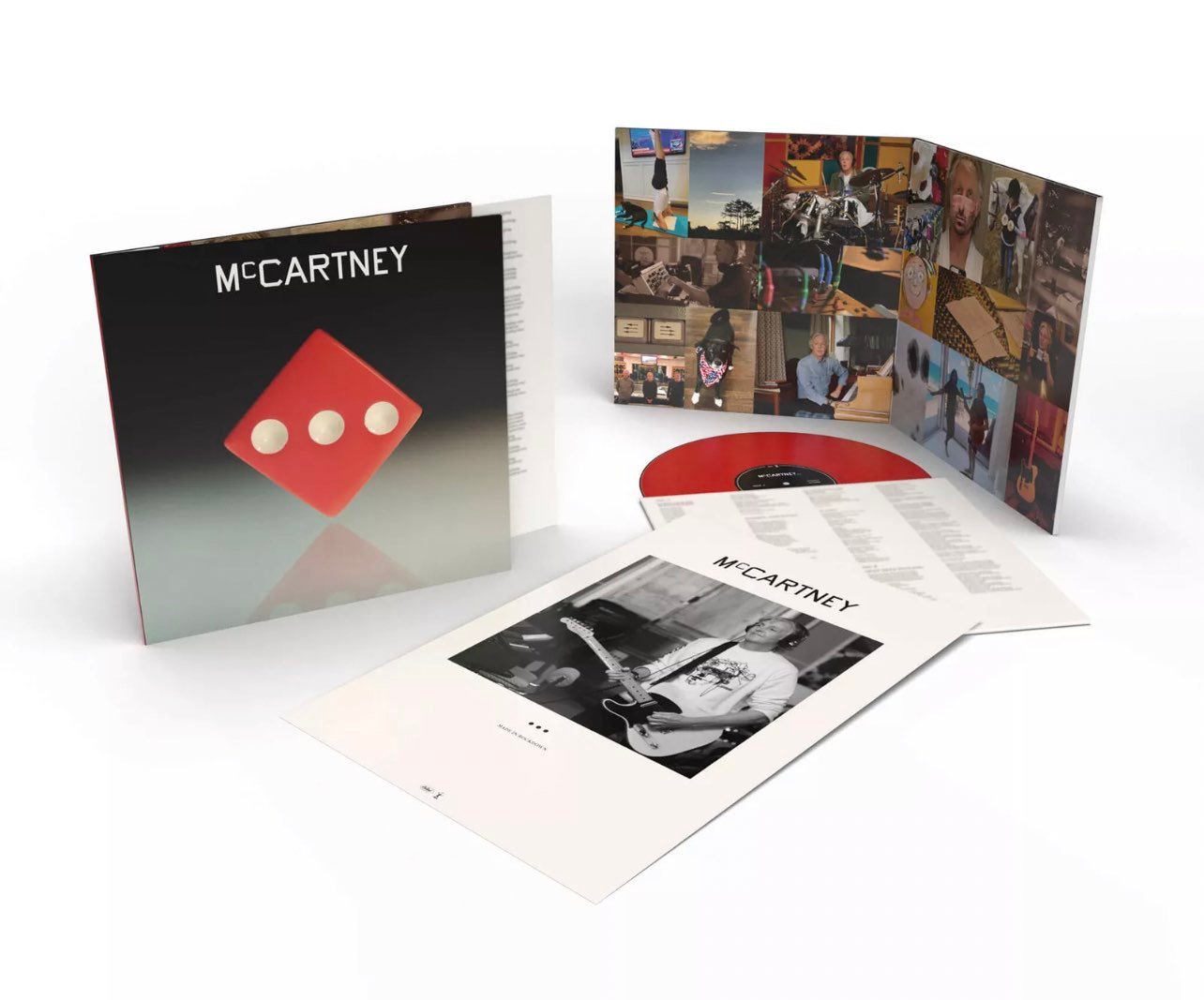 Paul McCartney III RED vinyl lp 12