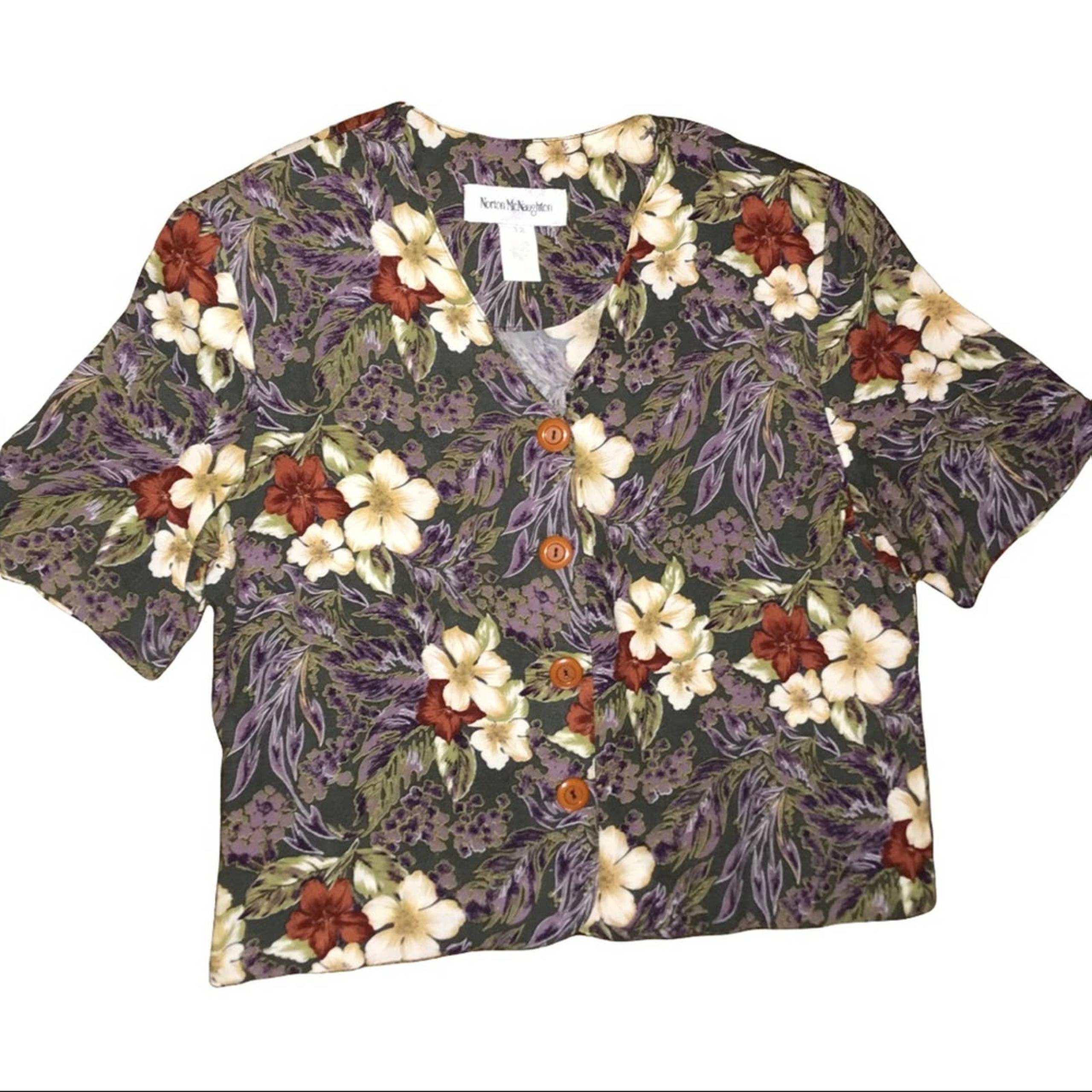 Norton McNaughton Button Down Shirt, Size 12