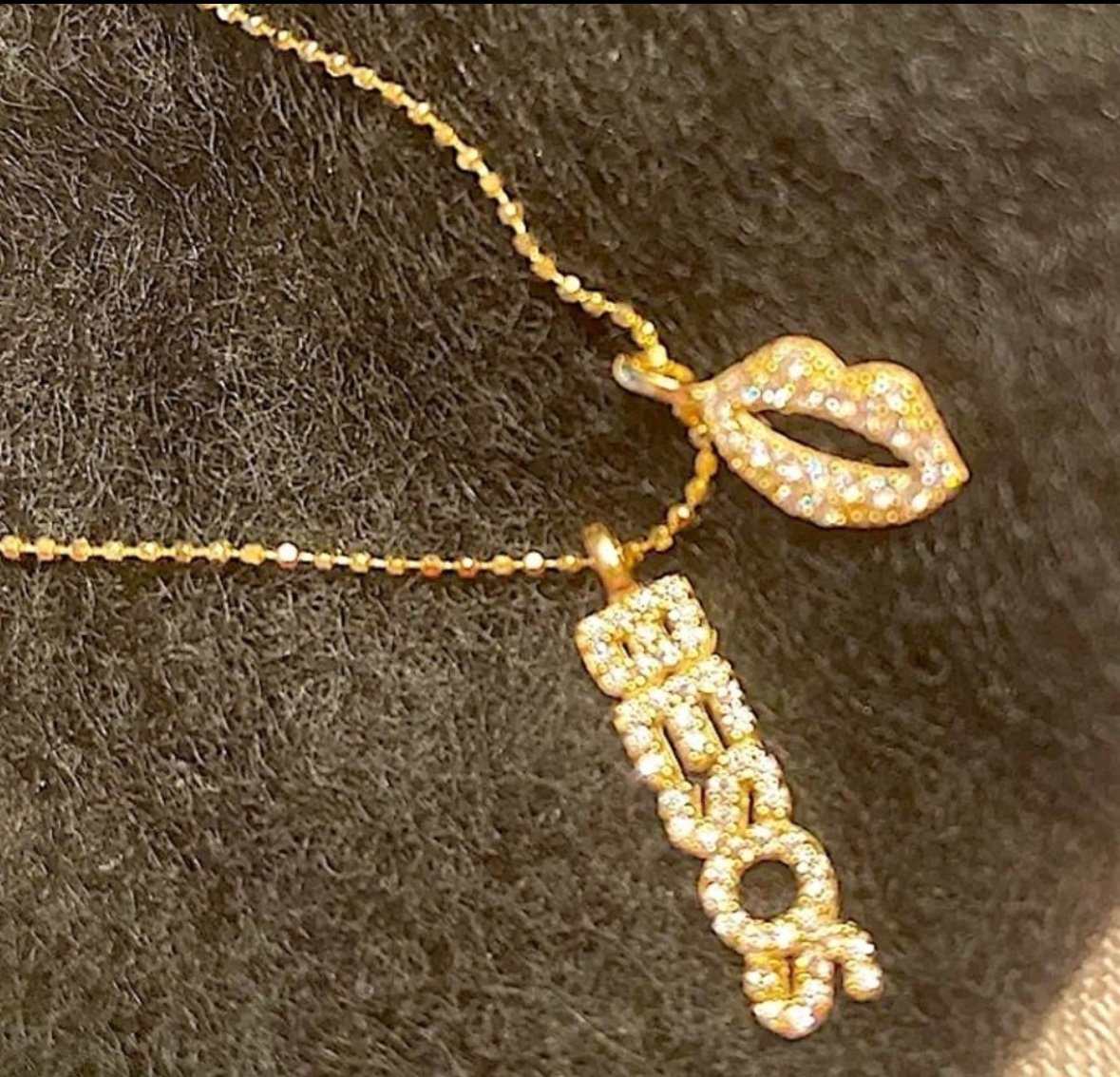 NWT Serling Silver w/ Gold overlay Necklace Swarovski Crystals