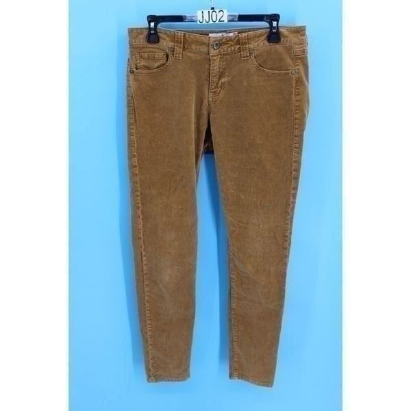 CAbi 3197 Size 6 Skinny Corduroy Pants in Umber Gold Mustard