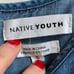 Native Youth chambray halter top, size S