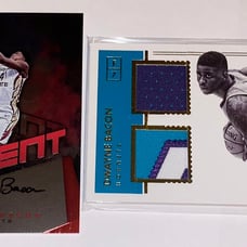 Dwayne Bacon Rookie Auto LOT,Asencions Auto /75 & Encased Patch Gold /10