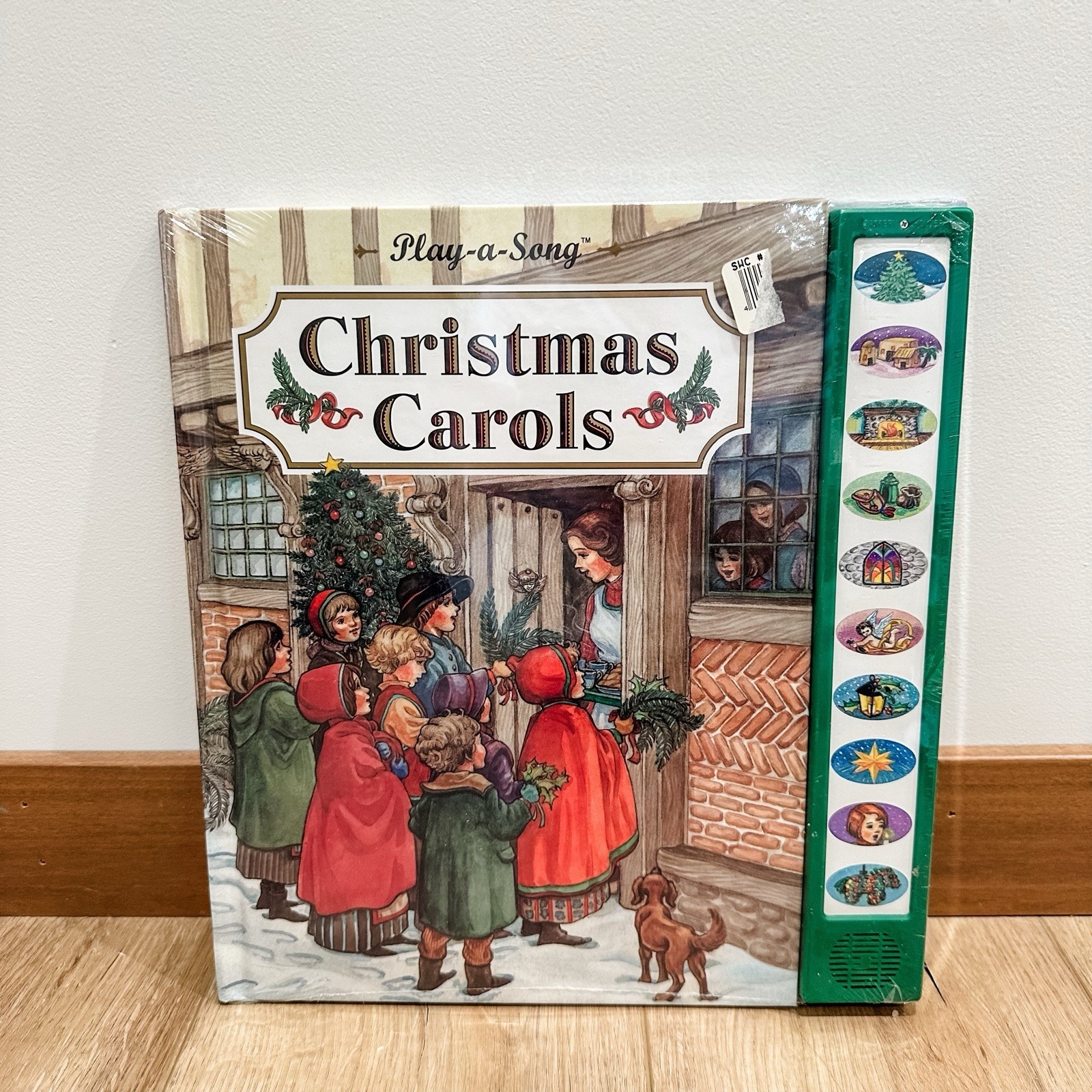 Vintage Play-a-Song Christmas Carols Book NEW SEALED