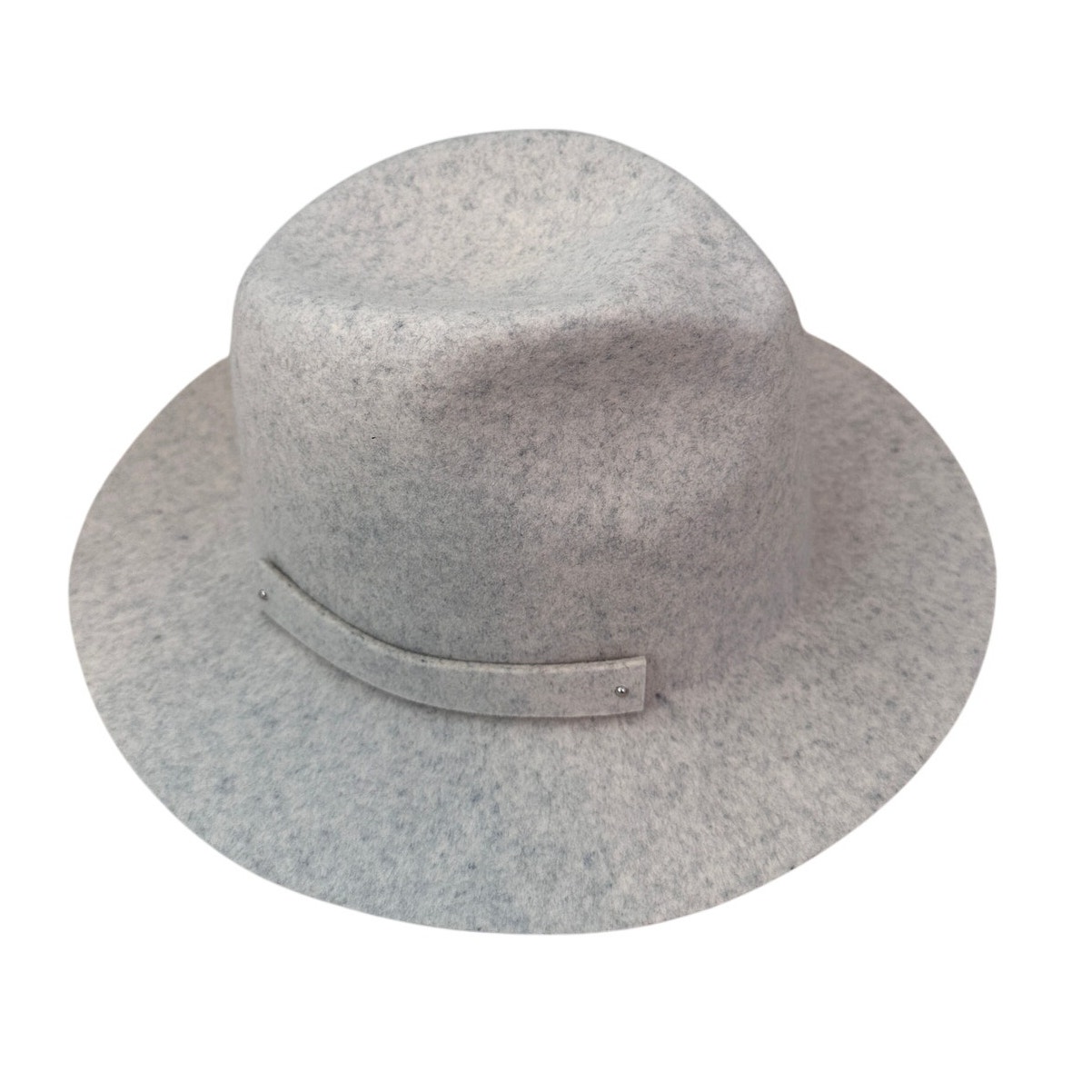 New Anthropologie Fedora Wool Pelt Hat Light Gray