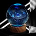 3D Solar System Crystal Ball Nightlight 16 Color Decorate lamp for Astronomy
