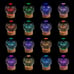 3D Solar System Crystal Ball Nightlight 16 Color Decorate lamp for Astronomy
