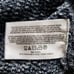 Orvis Sweater Chunky Knit Marled Navy Blue Grey Ultra Plush Chenille Pullover XL