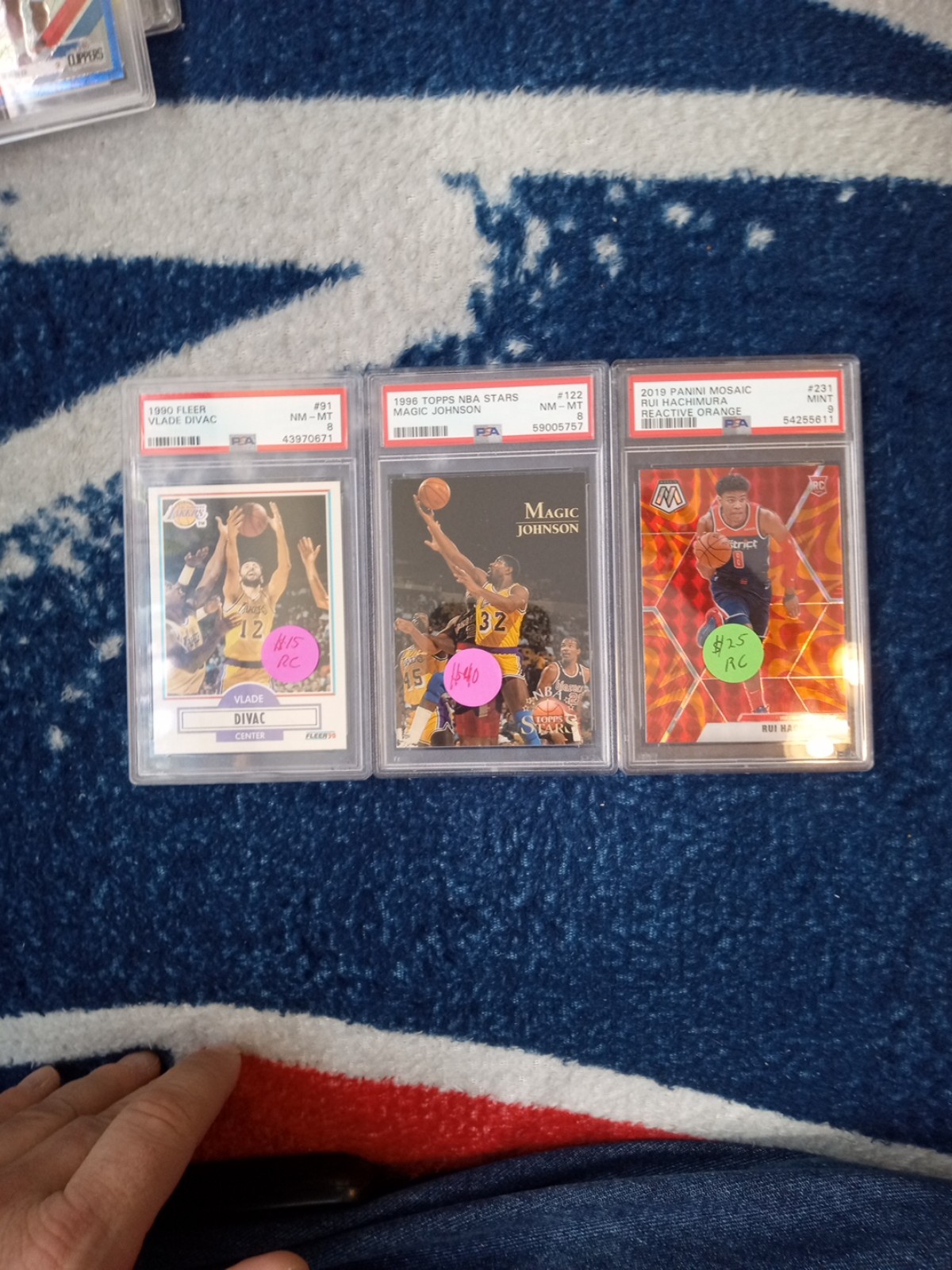 NBA Graded Rookie Card Lot (3)