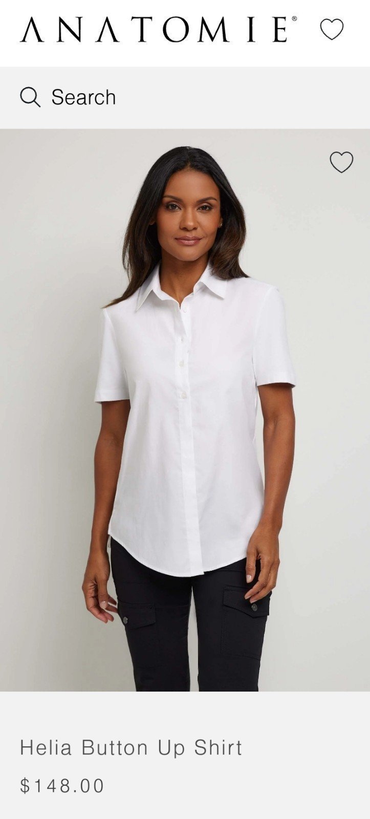 Anatomie NWT Helia Knit White Short Sleeve